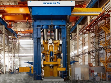 Schuler, largest hydraulic forging press